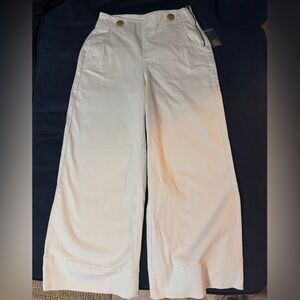 Anthropology Maeve Collette Cream Pant